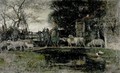 Landscape With Shepherdess - Jacob Henricus Maris