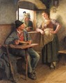 Mittagsrast In Der Stube (The Woodcutter's Repast) - Hugo Kauffmann