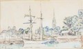 Sailboat At Dock, Paimpol - Paul Signac