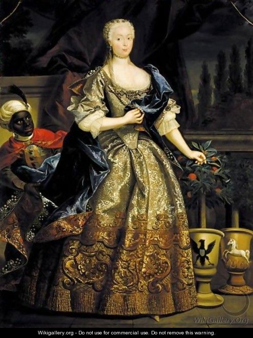 Portrait Von Konigin Elisabeth Christine Von Preussen, Gemahlin Von Konig Friedrich II. Von Preussen (1715-1797) - E. Richard