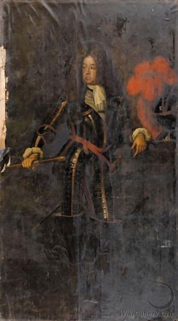 Portrait Von Der Kurfurst Ernst August (1629-1698) - (after) Jacques Vaillant