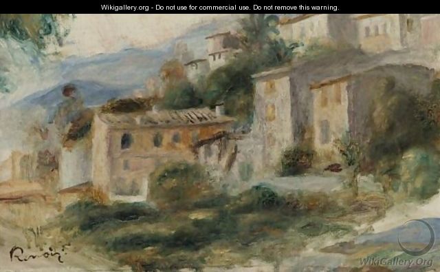 Paysage A Cagnes - Pierre Auguste Renoir