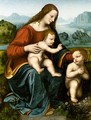 The Madonna And Child With The Infant Saint John The Baptist 2 - (after) Leonardo Da Vinci