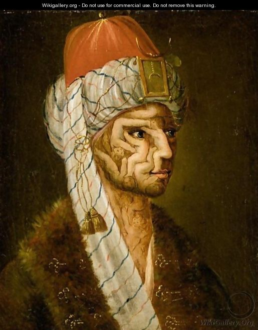 Anthropomorphic Head Of A Turk - (after) Giuseppe Arcimboldo