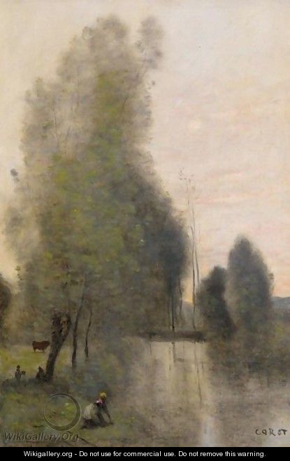 Essoye. Aube. La Vanne - Jean-Baptiste-Camille Corot
