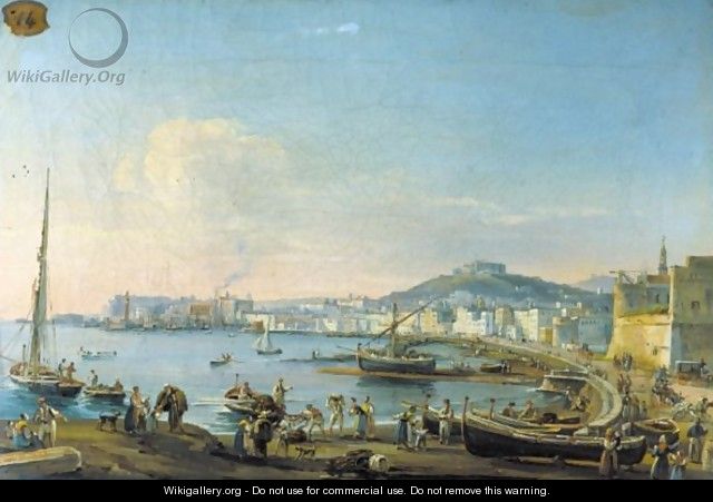 View Of The Bay Of Naples - Salvatore Candido