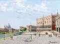 View Of The Palazzo Ducale With The Santa Maria Della Salute - Antonietta Brandeis
