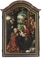 he Adoration Of The Shepherds And King Caspar - (after) Cleve, Joos van