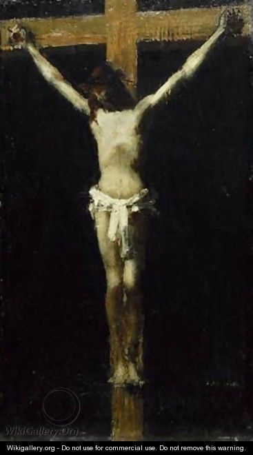 Christ On The Cross - Jean-Jacques Henner