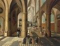 A Church Interior With Clergymen And Other Figures - Pieter the Younger Neefs