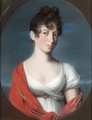 A Portrait Of An Elegant Lady - (after) David, Jacques Louis