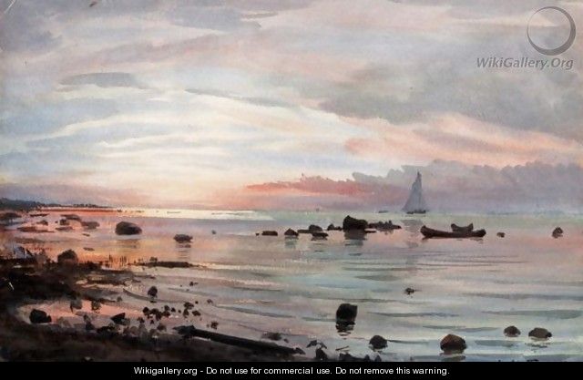 Sunset - Albert Nikolaevich Benois
