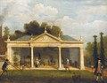 View Of Vauxhall Gardens - (after) Samuel Wale