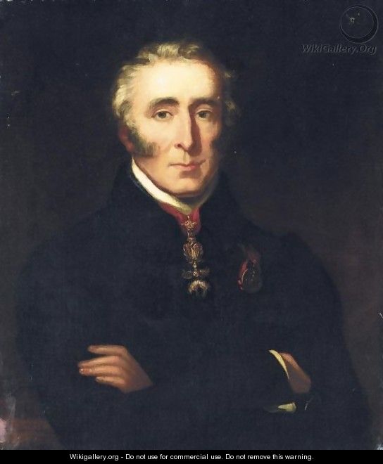 Portrait Of Arthur Wellesley, Duke Of Wellington - (after) Henry Perronet Briggs
