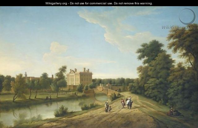 View Of Dunton Hall, Lincolnshire - George Lambert