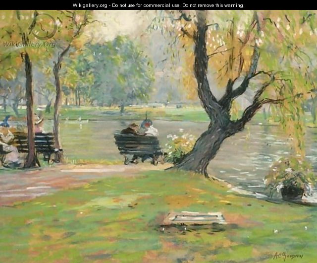 A Sunny Afternoon In The Park, Boston - Arthur C. Goodwin