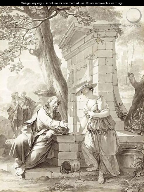 Christ And The Woman Of Samaria At The Well - Nicolaes Verkolje