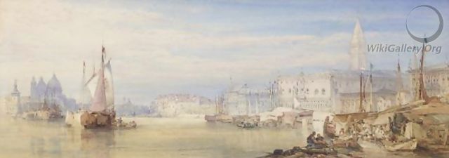 Venice Looking Up The Grand Canal - William Callow
