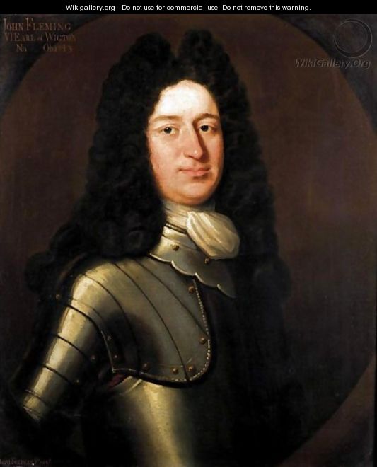 Portrait Of John Fleming, 6th Earl Of Wigton (1673-1744) - Benjamin Ferrers