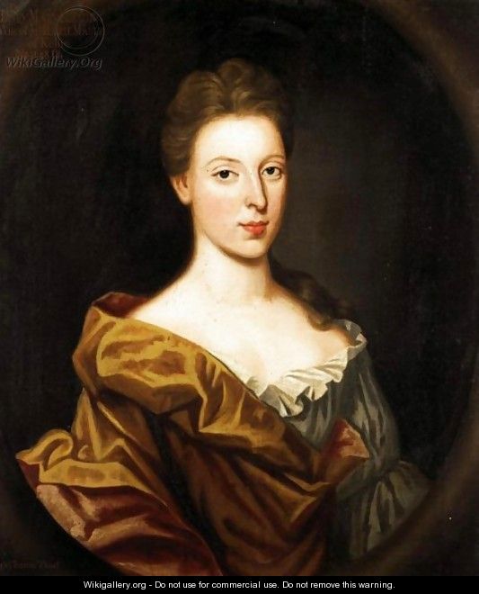 Portrait Of Lady Mary Fleming, Wife Of Harry Maule Of Kellie - Benjamin Ferrers