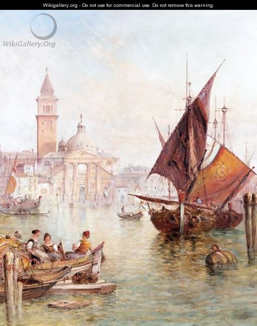 View Of San Giorgio Maggiore, Venice - Alfred Pollentine