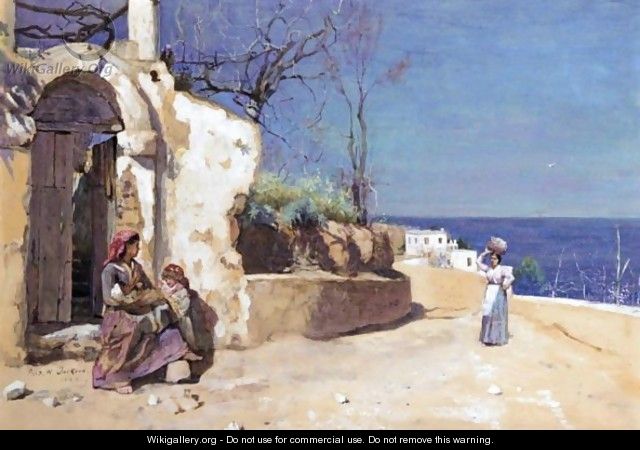 A February Day, Capri - Frederick William Jackson