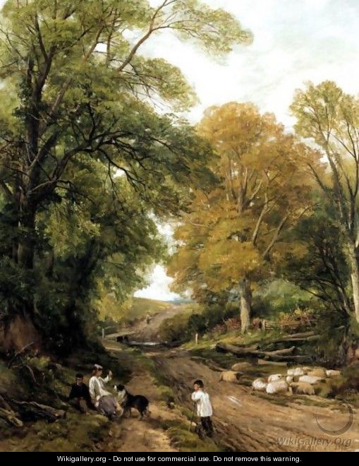 A Surrey Lane - Frederick William Hulme