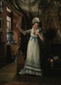 In Anticipation Of The Invitation - Jennie Augusta Brownscombe