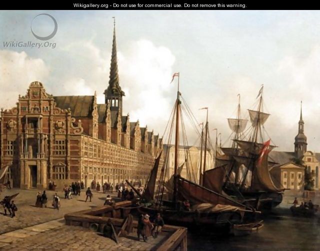 Harbour Scene - (after) Jan Rutten