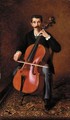Portrait Of A Cellist - Alexandre-Franois-Louis Comte De Girardin