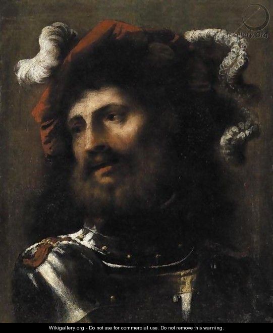 Ritratto Maschile In Armatura - Pietro the Elder Muttoni