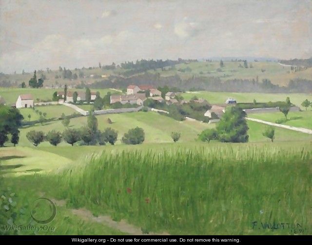 Landscape In Epinay-Sur-Orges, 1891 - Felix Edouard Vallotton