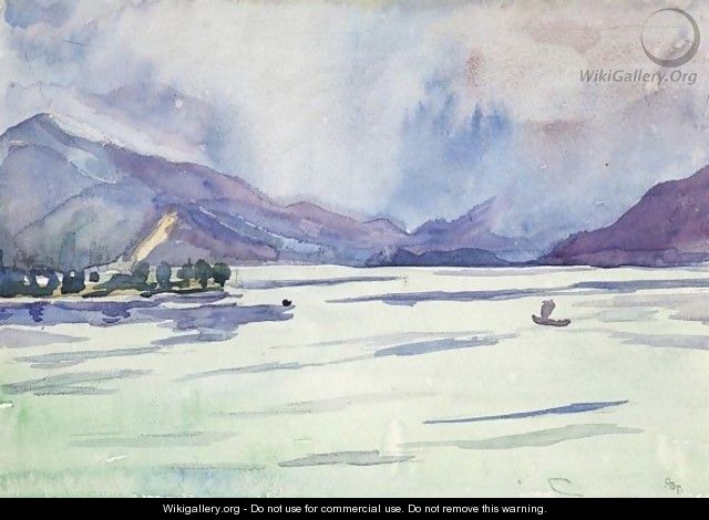 At The Lake Como - Giovanni Giacometti