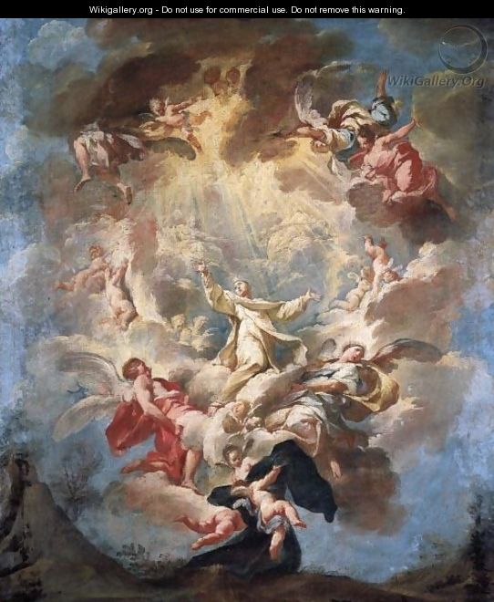 The Apotheosis Of A Male Saint Of The Dominican Order, Possibly St. Vincent Ferrer - North-Italian School