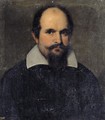 Portrait Of A Gentleman, Head And Shoulders, Wearing Black With A White Collar - (after) Jacopo D