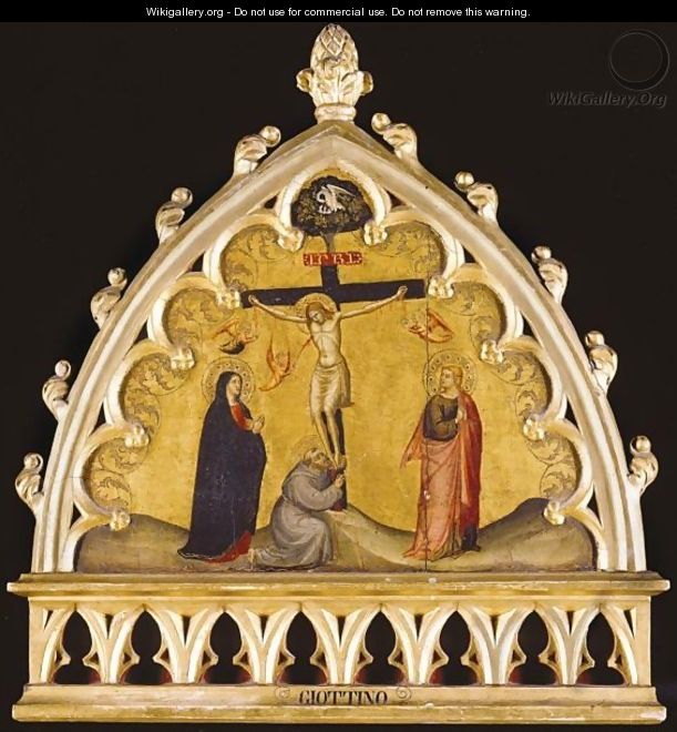 The Crucifixion With The Virgin - Bicci Di Lorenzo