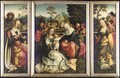 A Triptych Of The Holy Kinship - Master Of Frankfurt