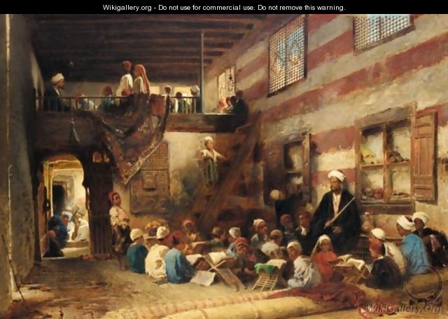 In The Classroom - Konstantin Egorovich Egorovich Makovsky