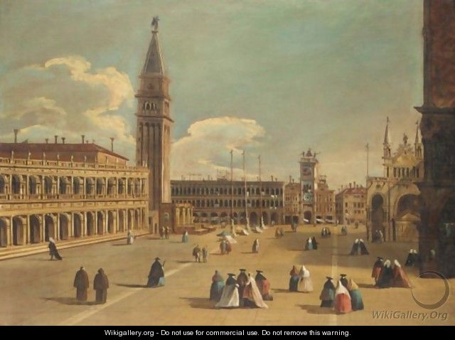 Venice, A View Of San Marco - Venetian School