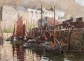 Fishing Boats, Polperro, Cornwall - William Kay Blacklock