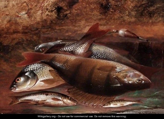 Still Life Of Fish - Henry Leonidas Rolfe