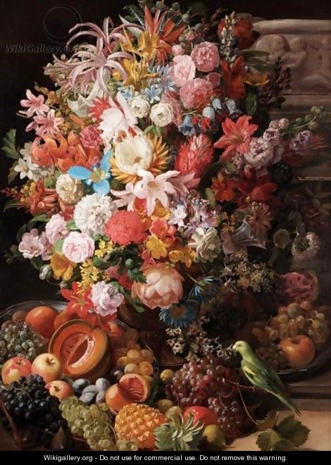 Still Life Of Flowers - Leopold van Stoll