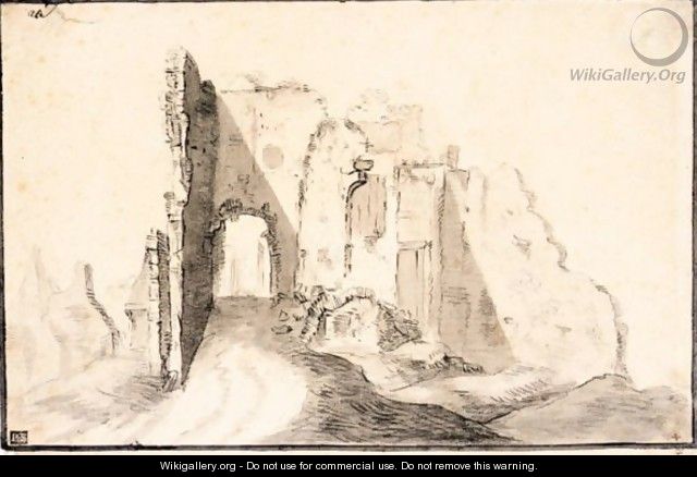 The Ruins Of A Castle - (after) Jan Van Goyen