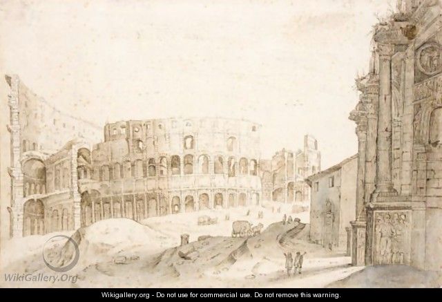 The Colosseum - (after) Willem Van, The Younger Nieulandt