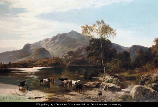 Cattle Watering 2 - Sidney Richard Percy