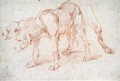 Study Of A Dog Standing In Profile To The Left, With Alternate Poses For His Head And Hind Legs - (after) Abraham Danielsz Hondius