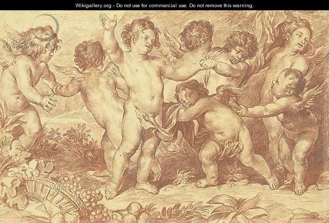 Putti At Play - (after) Dyck, Sir Anthony van