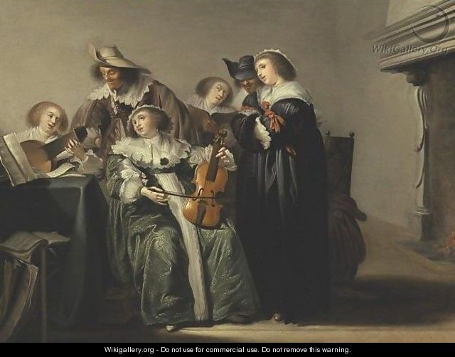 A Musical Company - (after) Pieter Codde