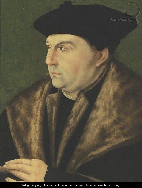 Portrait Of Thomas Cromwell - (after) Holbein the Younger, Hans
