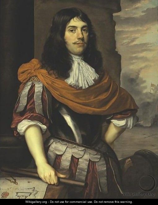 Portrait Of Admiral Cornelis Tromp (1629-1691) - Jan Mijtens